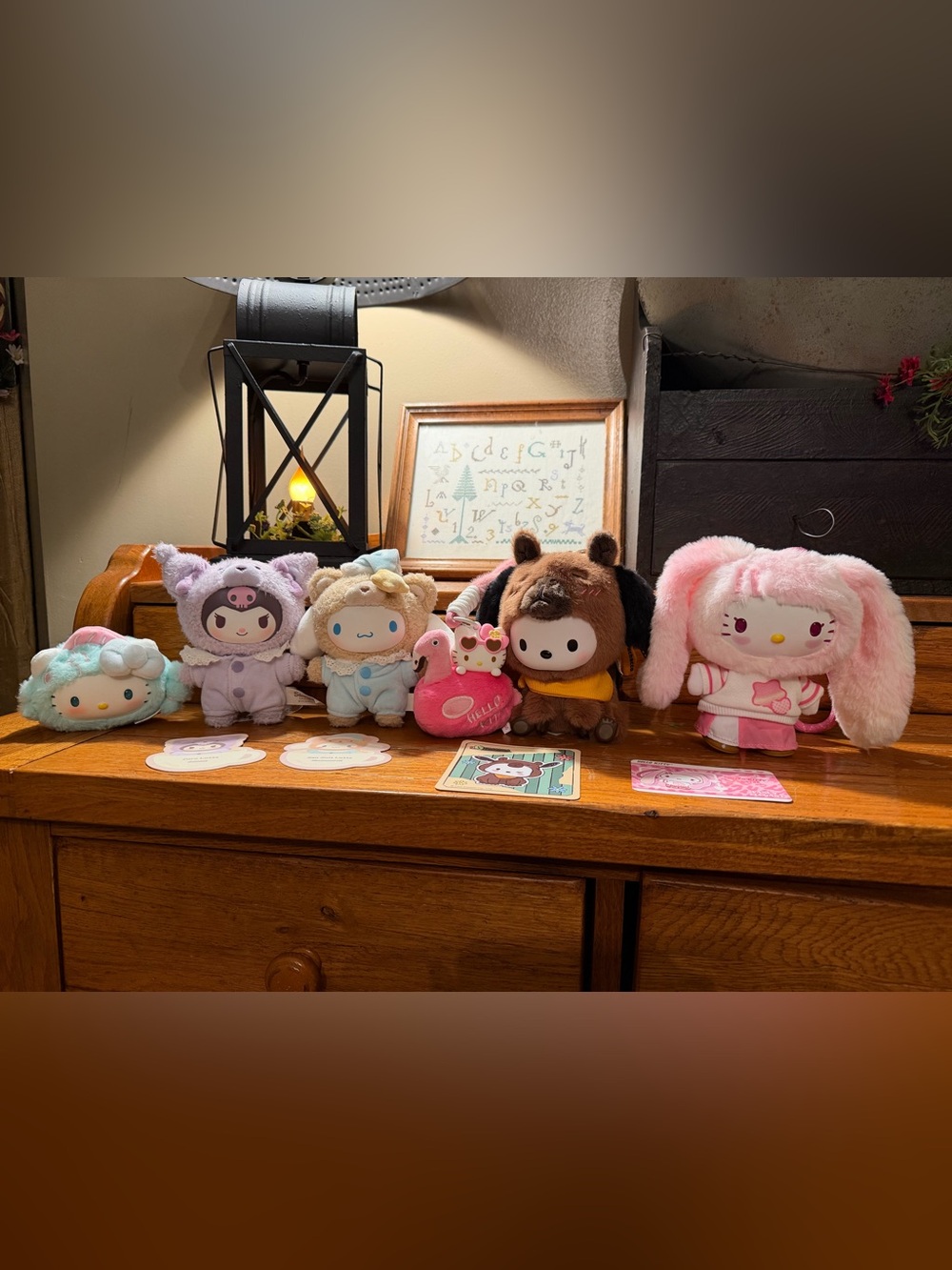 Sanrio Miniso Plush Pendant Lot Hello Kitty Kuromi Cinnamoroll Pochacco